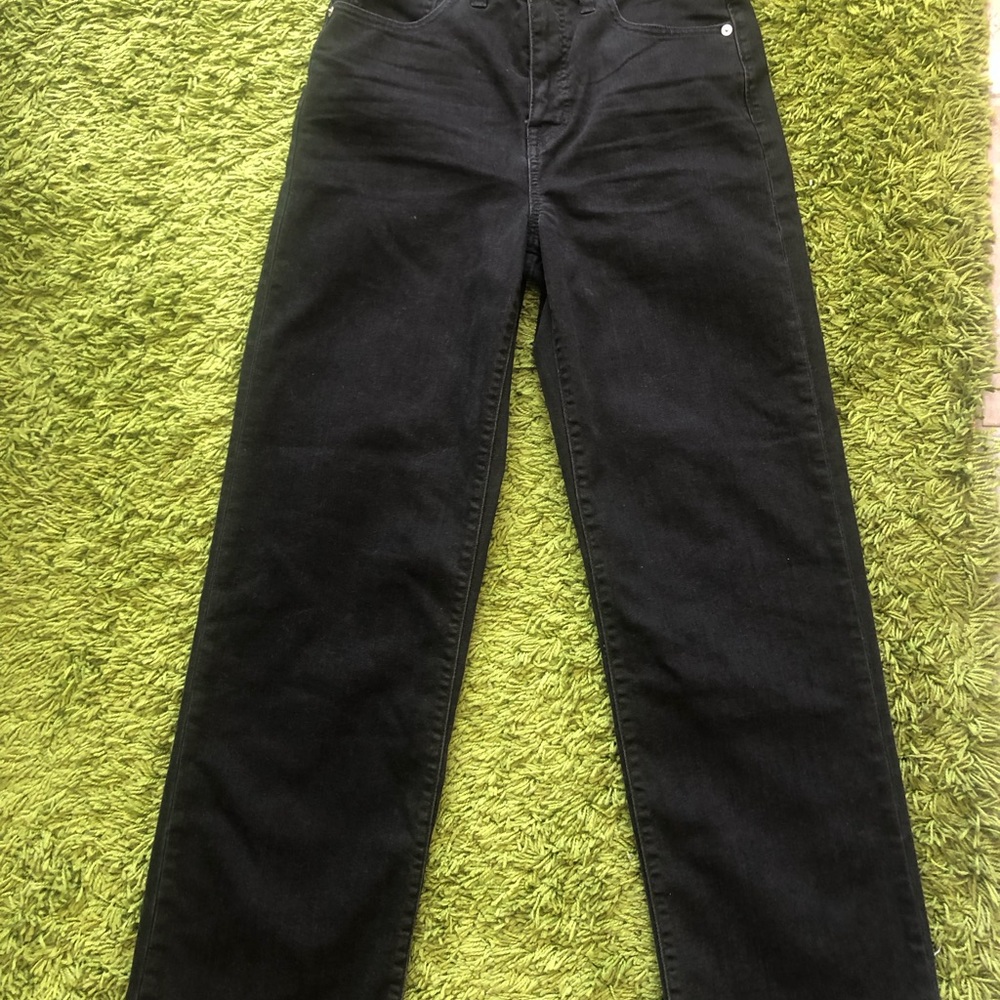 Slim Wide Leg Crop Lunar Wash 28 tall NWT